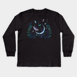 Moth Garden Kids Long Sleeve T-Shirt